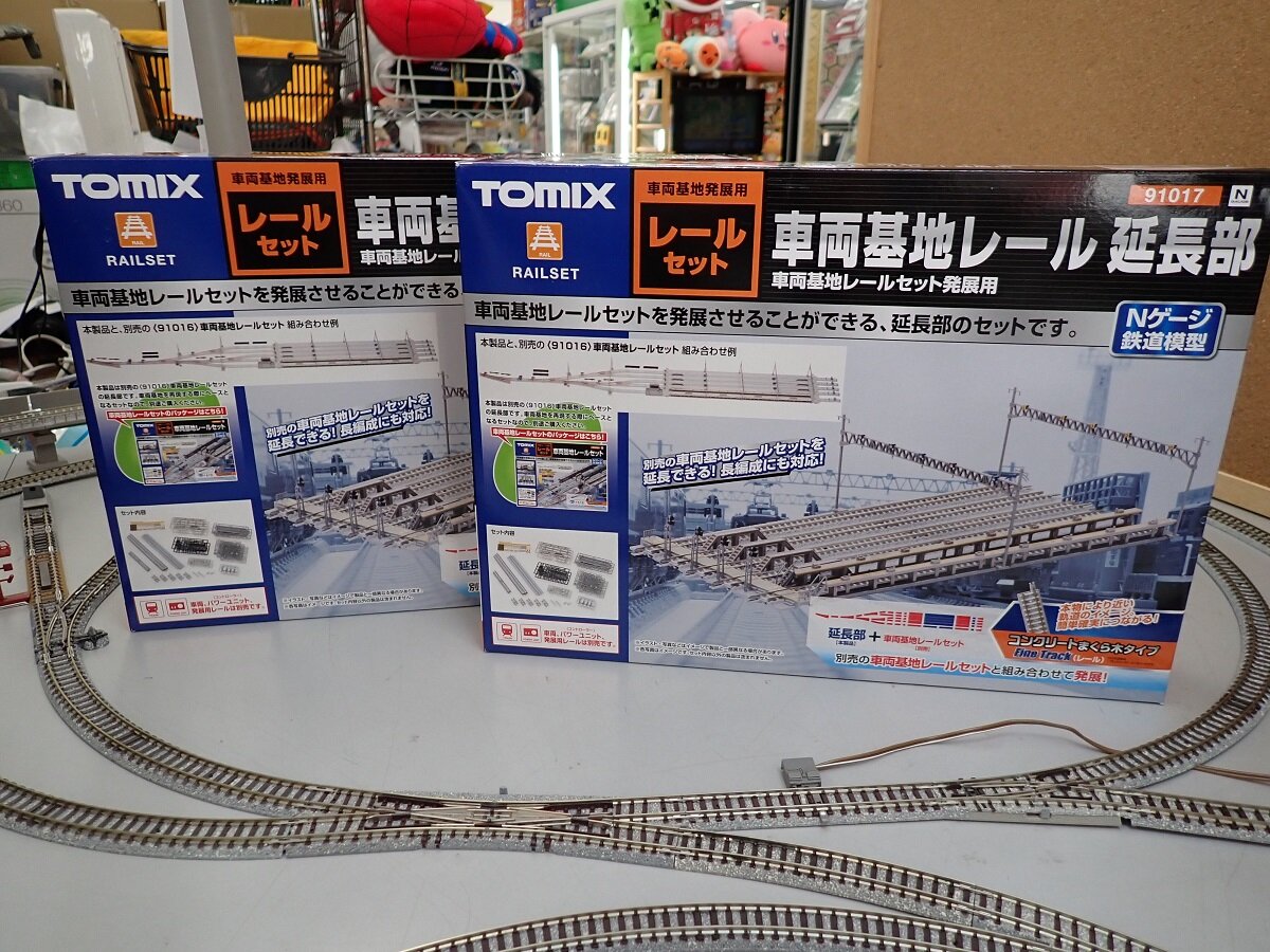 再☆新品☆TOMIX 車両基地(91016) + 延長部(91017)