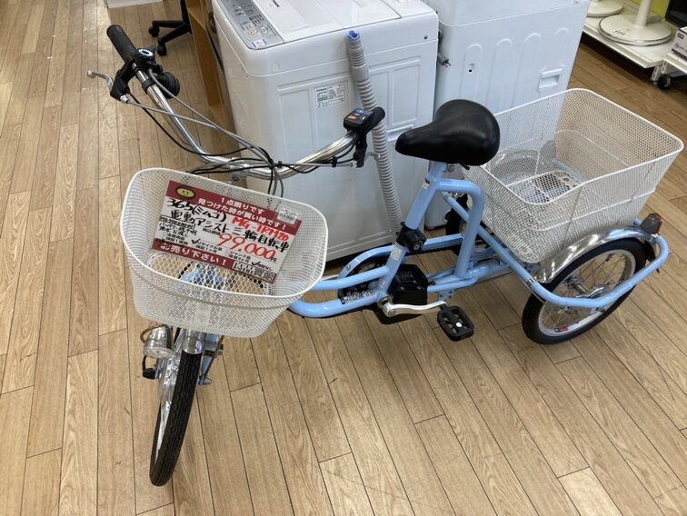 365ミムゴ電動アシスト三輪自転車】お買取させていただきました